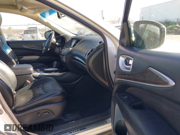 2015 Infiniti QX60 with VIN 5N1AL0MN0FC502107, listed as a IAAI auction lot 41793449 with 180,961 mi miles. Bid and sale history available at carsss.com. Image 5.