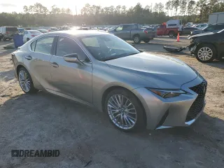 2022 Lexus IS with VIN JTHDA1D24N5121008, listed as a Copart auction lot 78969984 with 0 mi miles and Salvage Title. Bid and sale history available at carsss.com. Image 4.