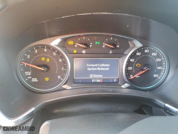 2022 Chevrolet Equinox Premier with VIN 2GNAXNEV8N6148923, listed as a Copart auction lot 47054715 with 31,136 mi miles and Salvage Title. Bid and sale history available at carsss.com. Image 9.