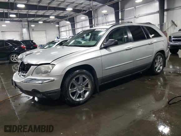 2005 Chrysler Pacifica Touring with VIN 2C4GM68425R368366, listed as a Copart auction lot 54777675 with 122,521 mi miles and Salvage Title. Bid and sale history available at DreamBid. Image 1.