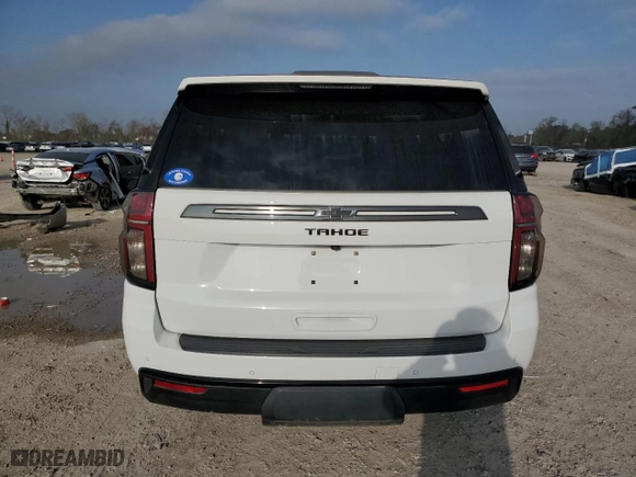 2021 Chevrolet Tahoe Z71 with VIN 1GNSKPKD3MR117317, listed as a Copart auction lot 49102285 with 130,976 mi miles and Salvage Title. Bid and sale history available at carsss.com. Image 6.