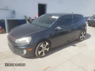 2011 Volkswagen GTI w/Sunroof with VIN WVWEV7AJXBW025463, listed as a Copart auction lot 47198585 with 105,830 mi miles and Salvage Title. Bid and sale history available at carsss.com. Image 1.