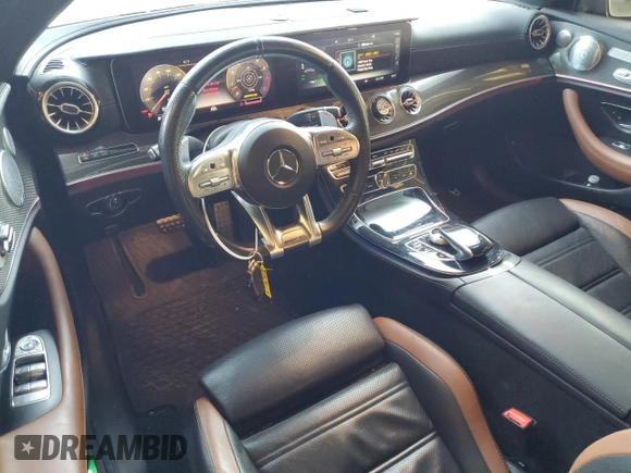 2019 Mercedes-Benz E 53 AMG with VIN WDD1J6BB7KF094709, listed as a Copart auction lot 46482915 with 89,163 mi miles and Salvage Title. Bid and sale history available at DreamBid. Image 8.