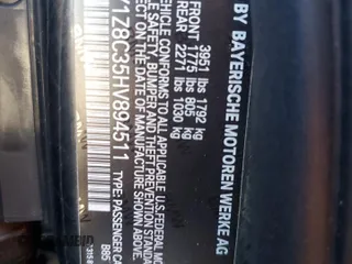 2017 BMW i3 z VIN WBY1Z8C35HV894511, wystawiony jako Copart lot #53789445 z przebiegiem 41 239 mil mil oraz Szkody całkowita. Historia ofert i sprzedaży dostępna na DreamBid. Obrazek 14.