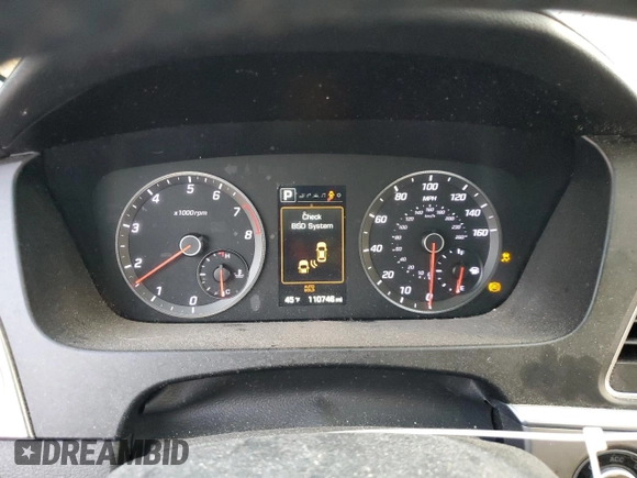 2015 Hyundai Sonata Sport z VIN 5NPE34ABXFH083470, wystawiony jako Copart lot #43548115 z przebiegiem 110 746 mil mil oraz Szkoda całkowita • Salvage title. Historia ofert i sprzedaży dostępna na DreamBid. Obrazek 9.