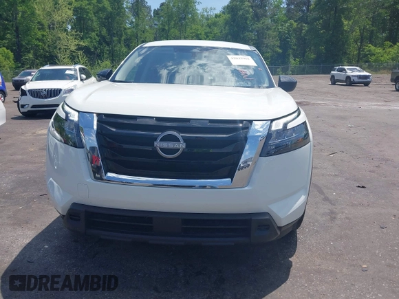 2024 Nissan Pathfinder S with VIN 5N1DR3AC1RC256575, listed as a IAAI auction lot 42042961 with 21,504 mi miles and . Bid and sale history available at DreamBid. Image 13.