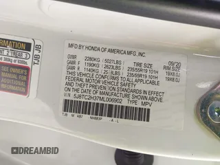 2021 Acura RDX с VIN 5J8TC2H37ML006902, выставлен на аукционе IAAI как лот 42327370 с пробегом 50 451 миль миль и . История ставок и продаж доступна на DreamBid. Изображение 9.