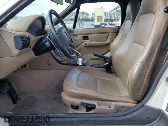 1999 BMW Z3 2.5 with VIN 4USCH9333XLG01960, listed as a Copart auction lot 72513814 with 160,293 mi miles and Salvage title. Bid and sale history available at DreamBid. Image 7.