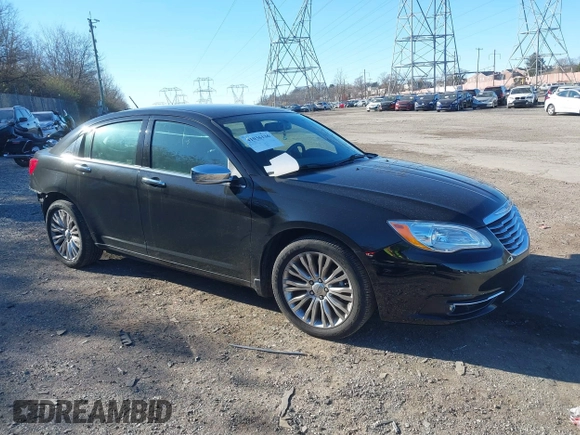 2011 Chrysler 200 Limited with VIN 1C3BC2FG4BN603513, listed as a IAAI auction lot 41036136 with 48,512 mi miles. Bid and sale history available at carsss.com. Image 1.