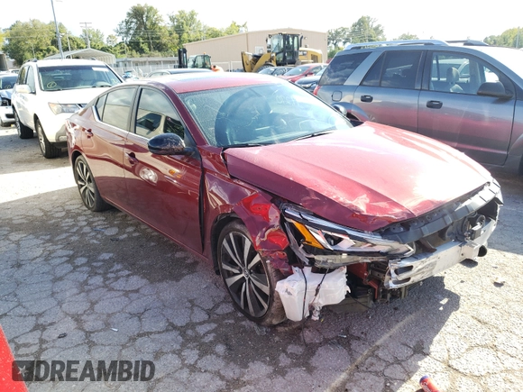 2019 Nissan Altima SR with VIN 1N4AL4CVXKC230503, listed as a Copart auction lot 60393041 with 47,270 mi miles and Non Repairable. Bid and sale history available at carsss.com. Image 1.