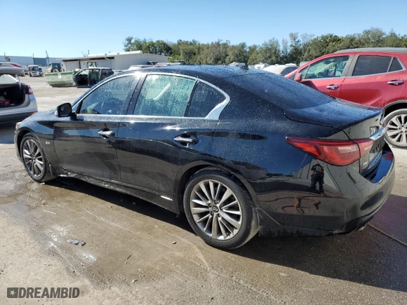 2018 Infiniti Q50 3.0t SPORT with VIN JN1EV7AR7JM430795, listed as a Copart auction lot 82676564 with NaN miles and Clean Title. Bid and sale history available at carsss.com. Image 2.