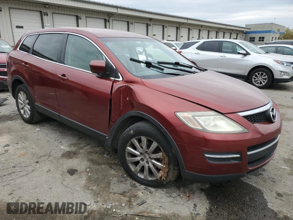 2008 Mazda CX-9 Touring with VIN JM3TB28A080124742, listed as a Copart auction lot 82577634 with 235,777 mi miles and Salvage Title. Bid and sale history available at DreamBid. Image 4.