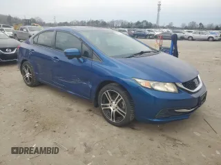 2014 Honda Civic Sedan EX with VIN 19XFB2F83EE084634, listed as a Copart auction lot 46585605 with 97,213 mi miles and Salvage Title. Bid and sale history available at carsss.com. Image 4.