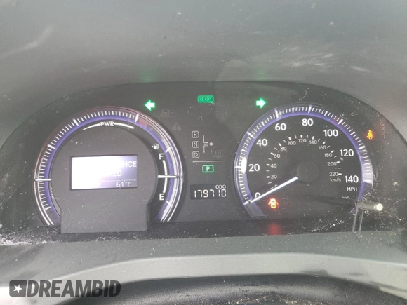 2010 Lexus HS 250h with VIN JTHBB1BA1A2024911, listed as a Copart auction lot 82253104 with 179,710 mi miles and Salvage Title. Bid and sale history available at DreamBid. Image 9.