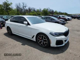 2022 BMW 5 Series 540i xDrive with VIN WBA73BJ06NWX52108, listed as a Copart auction lot 58770025 with 29,719 mi miles and Salvage title. Bid and sale history available at DreamBid. Image 4.