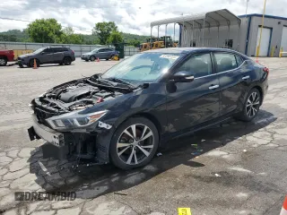 2017 Nissan Maxima SL with VIN 1N4AA6AP4HC424958, listed as a Copart auction lot 57298725 with 127,485 mi miles and Salvage title. Bid and sale history available at DreamBid. Image 1.
