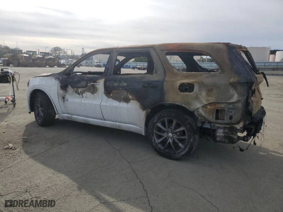 2017 Dodge Durango GT with VIN 1C4RDHDG6HC957759, listed as a Copart auction lot 88733025 with 0 mi miles and Non Repairable. Bid and sale history available at carsss.com. Image 2.