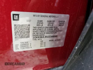 2018 GMC Acadia SLT with VIN 1GKKNULS5JZ168569, listed as a Copart auction lot 61531475 with 80,735 mi miles and Clean title. Bid and sale history available at DreamBid. Image 14.
