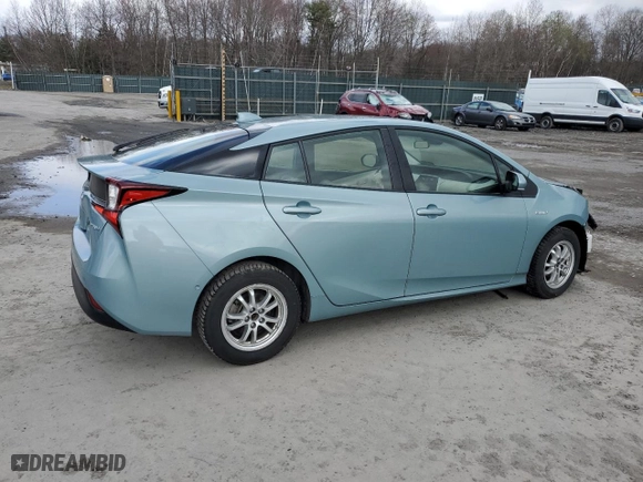 2021 Toyota Prius L Eco with VIN JTDKAMFU0M3134583, listed as a Copart auction lot 52434195 with 26,018 mi miles and Salvage Title. Bid and sale history available at carsss.com. Image 3.