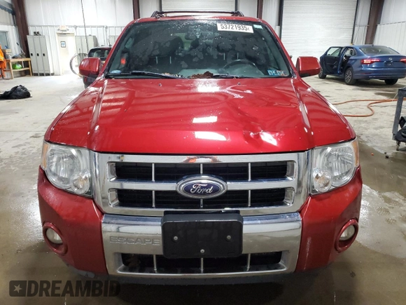 2012 Ford Escape Limited with VIN 1FMCU9EG1CKC41954, listed as a Copart auction lot 53721935 with 135,086 mi miles and Salvage Title. Bid and sale history available at carsss.com. Image 5.