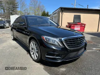2015 Mercedes-Benz S-Class S 550 with VIN WDDUG8CB5FA129871, listed as a Copart auction lot 54195645 with 110,748 mi miles and Clean Title. Bid and sale history available at carsss.com. Image 1.