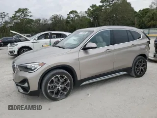 2022 BMW X1 sDrive28i with VIN WBXJG7C07N5V39345, listed as a Copart auction lot 41490005 with 26,894 mi miles and Salvage Title. Bid and sale history available at carsss.com. Image 1.