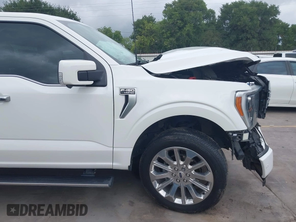 2021 Ford F-150 XL with VIN 1FTFW1E8XMFA69505, listed as a IAAI auction lot 42446323 with 58,214 mi miles and . Bid and sale history available at DreamBid. Image 17.