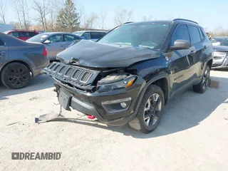 2018 Jeep Compass Trailhawk with VIN 3C4NJDDB5JT419276, listed as a IAAI auction lot 42040909 with Not Provided miles and . Bid and sale history available at carsss.com. Image 2.