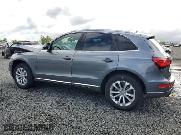 2015 Audi Q5 Premium Plus with VIN WA1LFAFP3FA142104, listed as a Copart auction lot 56766855 with 73,111 mi miles and Salvage title. Bid and sale history available at DreamBid. Image 2.