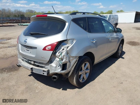 2010 Nissan Murano S with VIN JN8AZ1MU5AW008725, listed as a IAAI auction lot 41892497 with 215,546 mi miles. Bid and sale history available at carsss.com. Image 4.