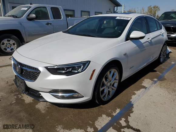 2020 Buick Regal Sportback Avenir with VIN W04GW6SX5L1007139, listed as a Copart auction lot 75919134 with 38,139 mi miles and Salvage Title. Bid and sale history available at carsss.com. Image 1.