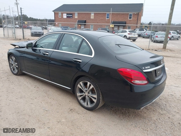 2015 Mercedes-Benz C-Class C 300 with VIN 55SWF4JB0FU080456, listed as a IAAI auction lot 41264441 with 139,584 mi miles. Bid and sale history available at carsss.com. Image 3.