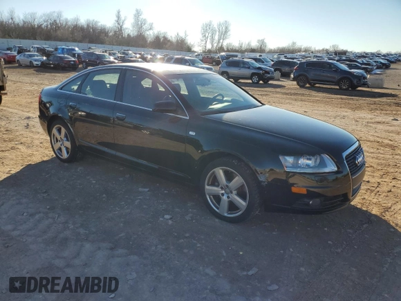 2008 Audi A6 with VIN WAUEV94F08N067459, listed as a Copart auction lot 87861655 with 34,500 mi miles and Salvage title. Bid and sale history available at DreamBid. Image 4.