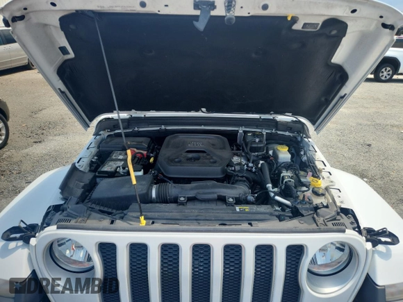2020 Jeep Wrangler Unlimited Sahara with VIN 1C4HJXEN7LW165137, listed as a Copart auction lot 64458345 with 82,553 mi miles and Salvage title. Bid and sale history available at DreamBid. Image 11.
