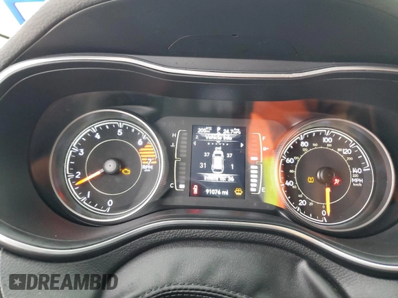 2019 Jeep Cherokee Latitude with VIN 1C4PJLCBXKD344585, listed as a Copart auction lot 44620415 with 91,076 mi miles and Salvage Title. Bid and sale history available at carsss.com. Image 9.