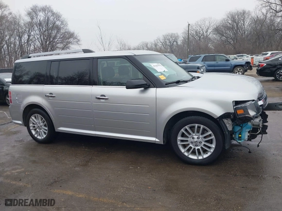2016 Ford Flex SEL with VIN 2FMGK5C81GBA07096, listed as a IAAI auction lot 41167950 with 163,075 mi miles. Bid and sale history available at carsss.com. Image 14.