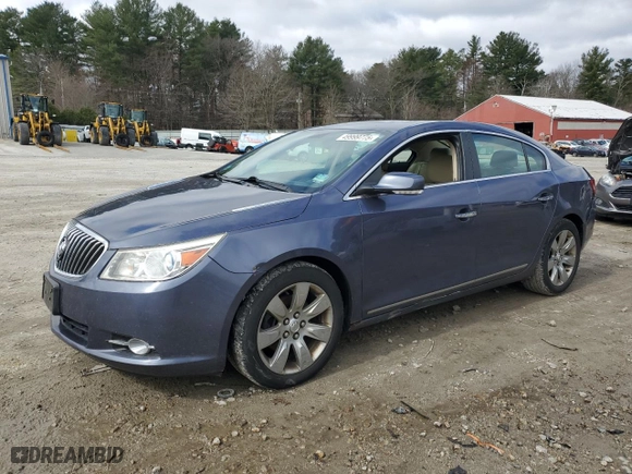 2013 Buick LaCrosse Premium 2 with VIN 1G4GH5E38DF317563, listed as a Copart auction lot 49999775 with 104,250 mi miles and Clean Title. Bid and sale history available at carsss.com. Image 1.
