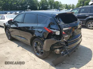 2024 Acura RDX w/A-Spec Package with VIN 5J8TC2H64RL007068, listed as a Copart auction lot 58943164 with 5,684 mi miles and Salvage Title. Bid and sale history available at DreamBid. Image 2.