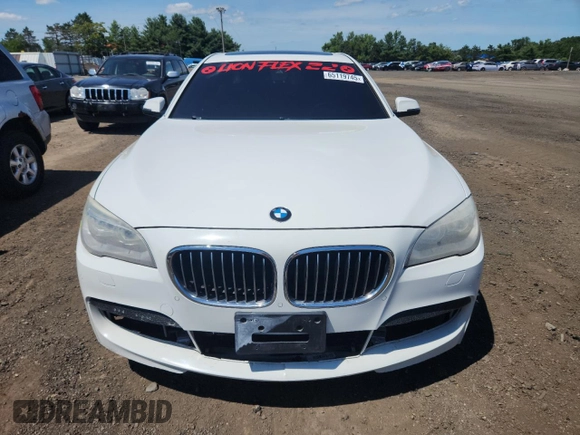 2015 BMW 7 Series 750Li with VIN WBAYE8C59FD782291, listed as a Copart auction lot 65119745 with 159,479 mi miles and Salvage title. Bid and sale history available at DreamBid. Image 5.