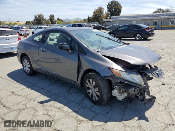 2012 Honda Civic Cpe LX with VIN 2HGFG3B57CH556677, listed as a Copart auction lot 54071885 with 151,943 mi miles and Clean Title. Bid and sale history available at carsss.com. Image 4.