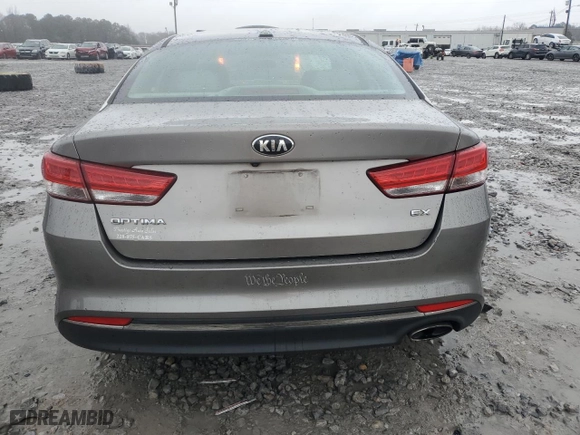 2016 Kia Optima EX with VIN 5XXGU4L37GG046532, listed as a Copart auction lot 42450555 with 156,368 mi miles and Salvage Title. Bid and sale history available at carsss.com. Image 6.
