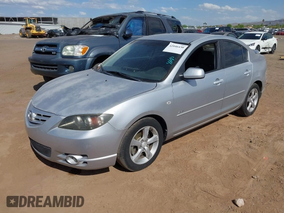 2006 Mazda 3 s Grand Touring with VIN JM1BK323761401222, listed as a IAAI auction lot 42046430 with 124,230 mi miles. Bid and sale history available at carsss.com. Image 2.