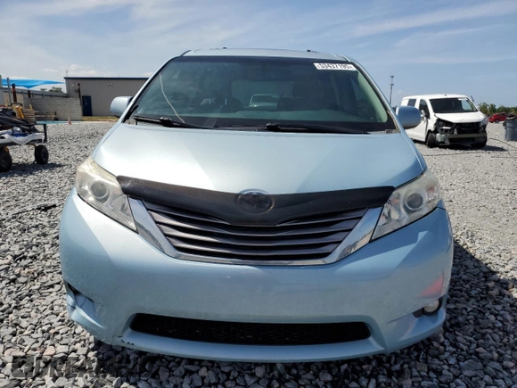 2015 Toyota Sienna XLE with VIN 5TDYK3DC5FS591662, listed as a Copart auction lot 53437195 with 169,247 mi miles and Salvage Title. Bid and sale history available at carsss.com. Image 5.