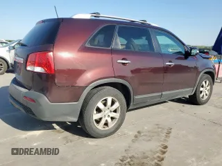 2013 Kia Sorento LX with VIN 5XYKT3A62DG343462, listed as a Copart auction lot 52507065 with 128,368 mi miles and Clean title. Bid and sale history available at DreamBid. Image 3.