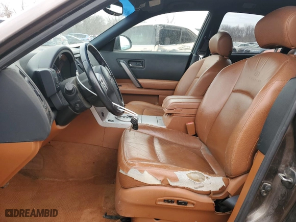 2003 Infiniti FX35 w/Options with VIN JNRAS08W03X202372, listed as a Copart auction lot 46626995 with 124,061 mi miles and Salvage Title. Bid and sale history available at carsss.com. Image 7.