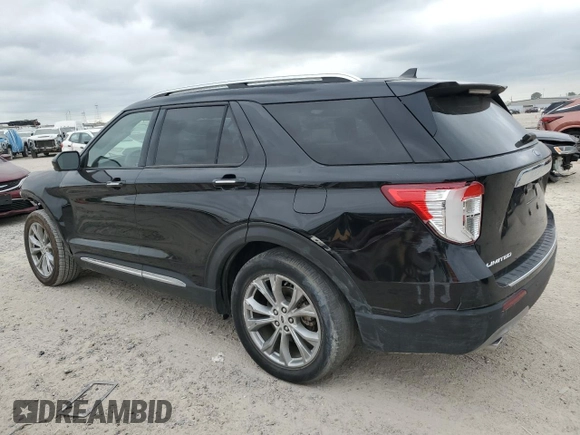 2022 Ford Explorer Limited with VIN 1FMSK7FH5NGA79510, listed as a Copart auction lot 52626945 with 41,095 mi miles and Salvage Title. Bid and sale history available at carsss.com. Image 2.