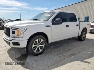 2019 Ford F-150 XL with VIN 1FTEW1CP6KKE78062, listed as a Copart auction lot 57878625 with 187,921 mi miles and Salvage title. Bid and sale history available at DreamBid. Image 1.