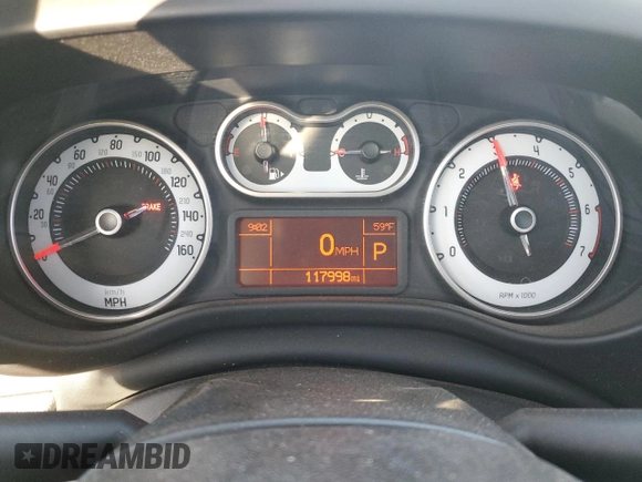 2014 FIAT 500L Easy with VIN ZFBCFABH7EZ011250, listed as a Copart auction lot 75269934 with 117,998 mi miles and Salvage Title. Bid and sale history available at carsss.com. Image 9.