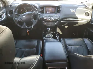 2017 Infiniti QX60 with VIN 5N1DL0MN7HC506235, listed as a Copart auction lot 46171385 with 116,527 mi miles and Salvage Title. Bid and sale history available at carsss.com. Image 8.