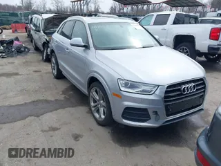 2016 Audi Q3 Premium Plus with VIN WA1EFCFS3GR004218, listed as a IAAI auction lot 41795344 with 25,215 mi miles. Bid and sale history available at carsss.com. Image 1.